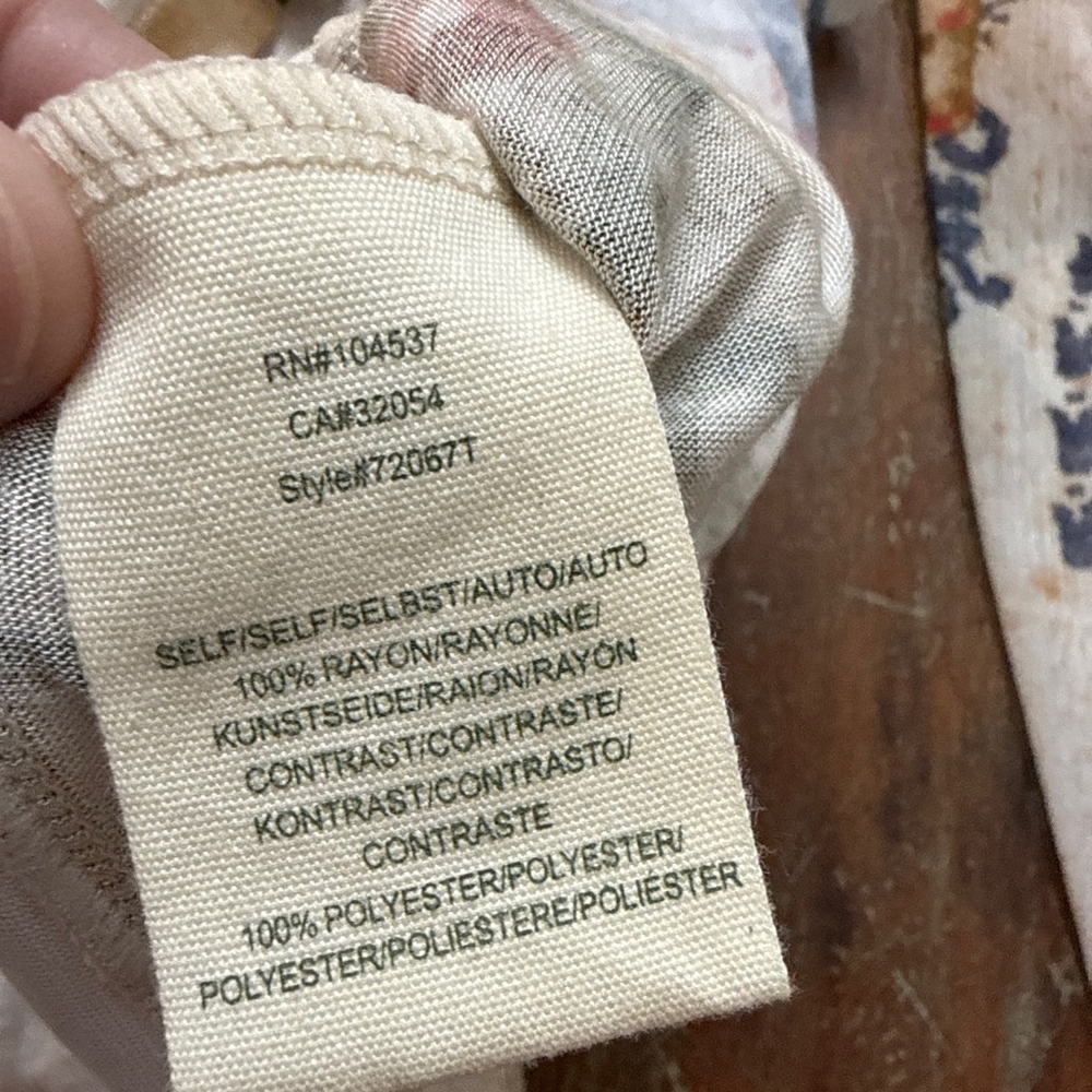 Anthropologie TINY Patchwork Boho Blouse - Ruffle… - image 8